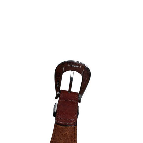 VTG Honest Leather Belt 28 60407 Zoo Animals Up to 29\
